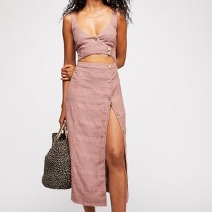 Free People ultraviolet midi dress